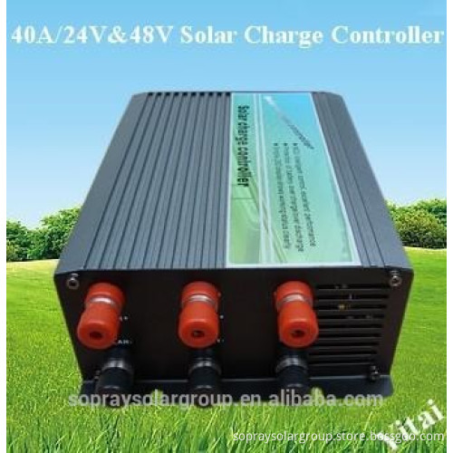high quality 40A solar charger controller solar controller for charging battery
